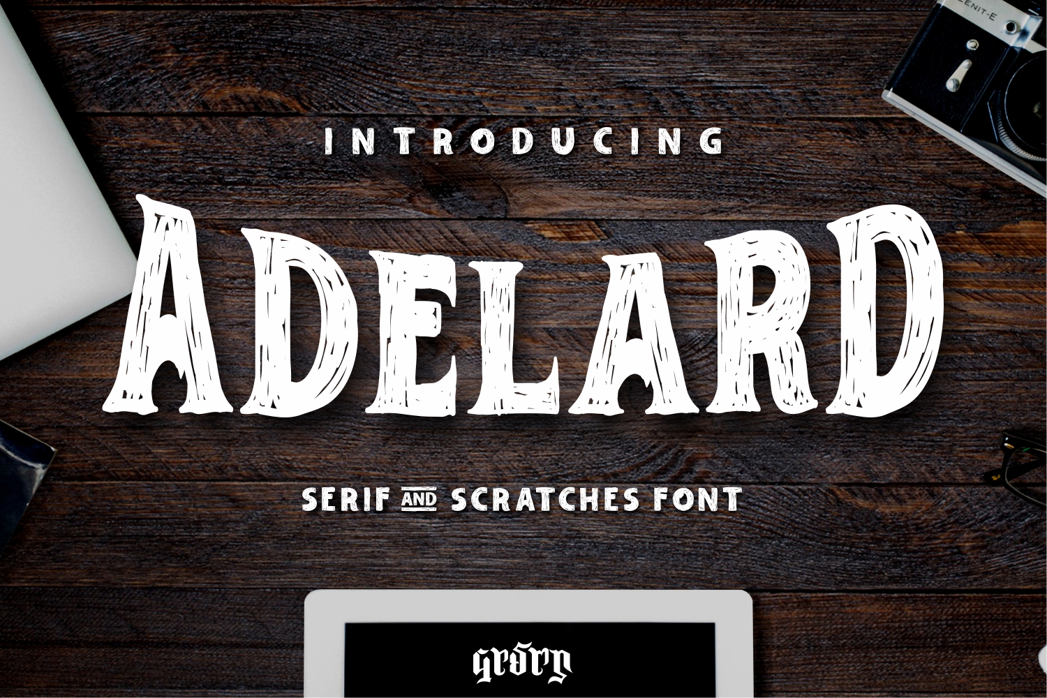 Adelard Font: Natural Slab Serif for Handmade Brands