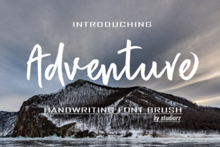 Adventure: A Relaxed Script Font for Makers