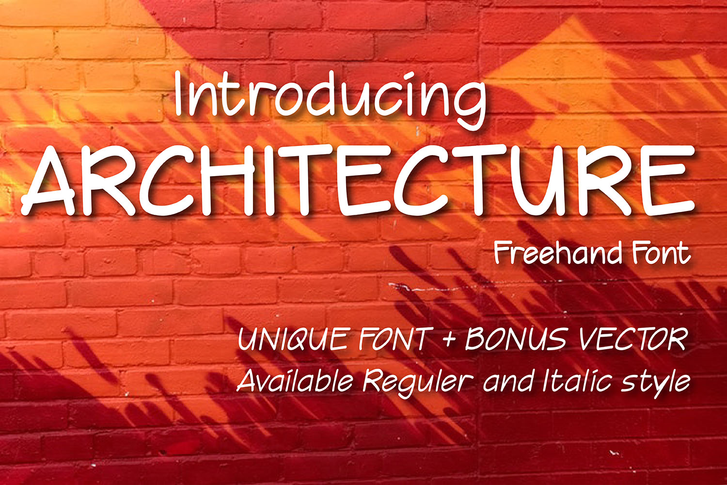Architecture Font: A Simple Freehand Typeface for Web Design