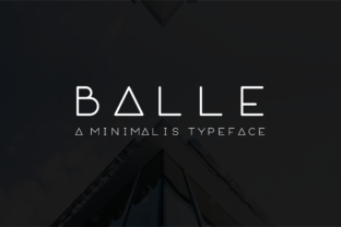 Balle Font: Modern Sans Serif for Handmade Brands