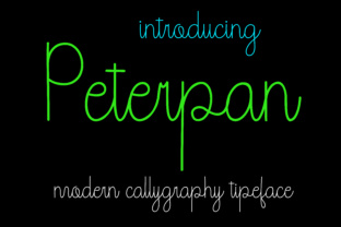 Bringing Peterpan Font to Life in Modern Branding