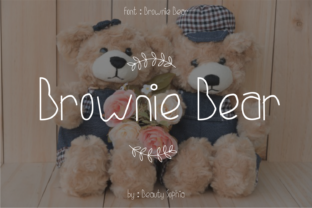 Brownie Bear: A Warm Decorative Font for Editorial Design