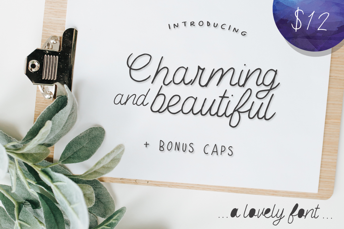 Charming Beautiful Font for Modern Branding