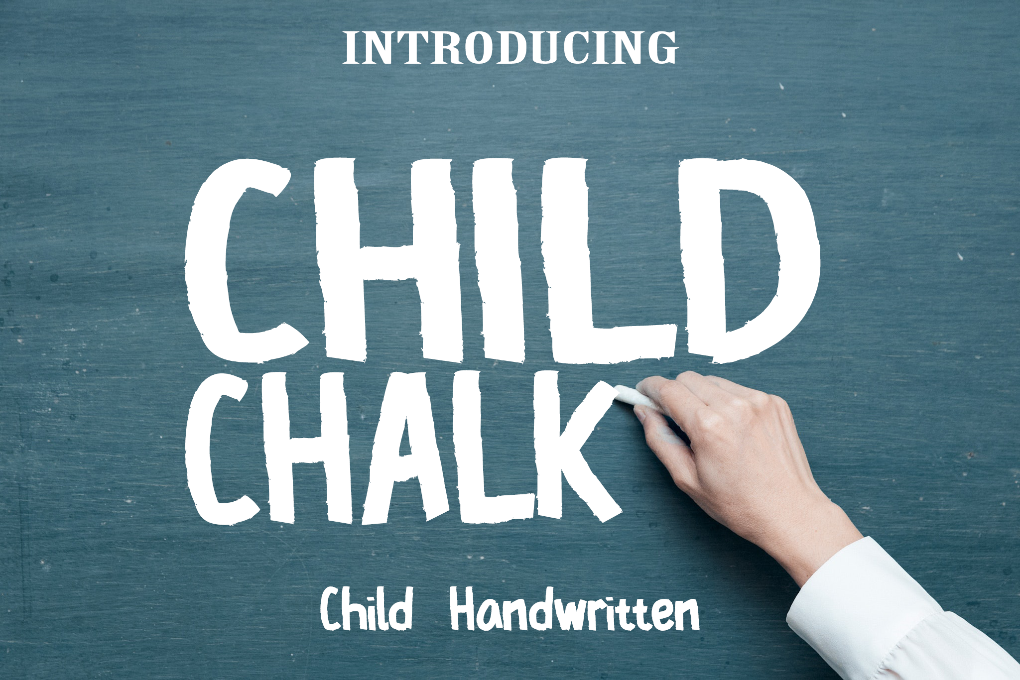 Child Chalk Typeface for Authentic Web Design