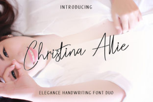 Christina Allie: A Handwritten Font for Elegant Branding