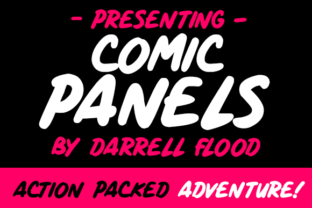 Comic Panels: A Playful Script Handwritten Font for Makers