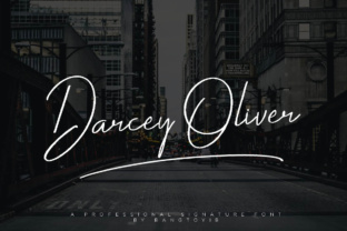 Darcey Oliver: An Elegant Script Font for Editorial Design