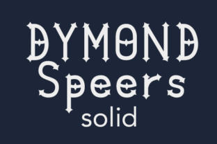 Elevate Your Brand with Dymond Speers Solid Typeface