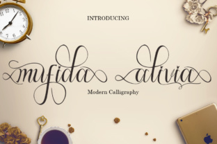 Elevating Brand Identity with Mufida Aivia Script Fonts