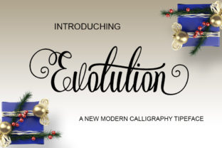 Evolution: The Modern Script Handwritten Font for Crafters