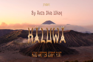 Haluwa: The Playful Script Font for Scroll-Stopping Designs