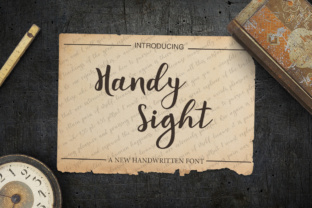 Handy Sight: The Modern Script Font for Scroll-Stopping Headlines