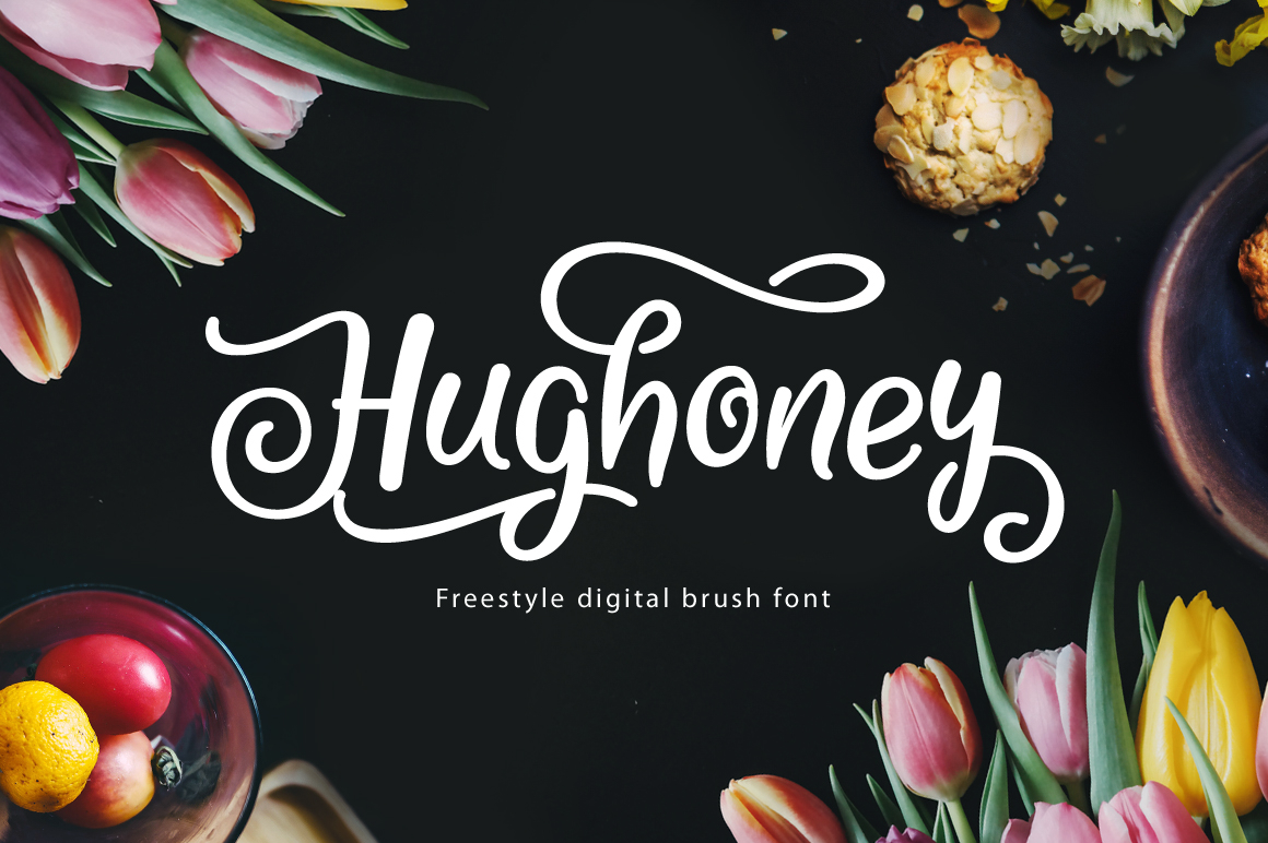 Hughoney: A Graceful Script Font for Polished Branding