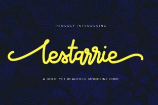 Lestarrie Font Review: A Bold Monoline Script for Modern Brands