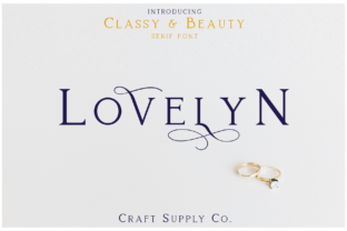 Lovelyn Font Review: Elegant Serif for Handmade Brands