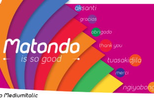 Matondo Medium Italic: An Elegant Sans Serif for Editorial Design