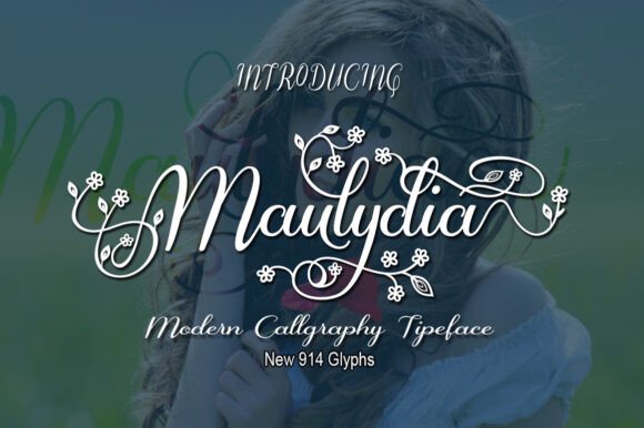 Maulydia Font: A Fresh Script for Web Headers