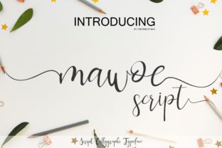Mawoe Script: A Romantic Typeface for Makers