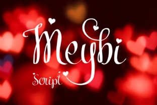Meybi: A Romantic Script Font for Editorial Design