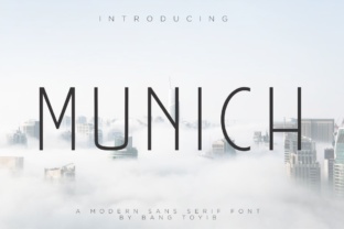 Munich: The Sans Serif Font for Romantic Campaigns