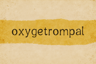 Oxygetrompal: The Textured Font for Relaxed Branding