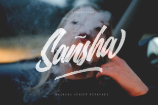 Sansha: A Stylish Script Handwritten Font for Editorial Design
