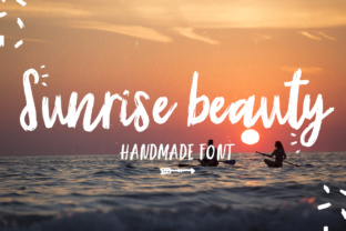 Sunrise Font: A Handmade Script for Feminine Branding