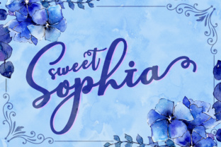 Sweet Sophia: The Script Handwritten Font for Editorial Design