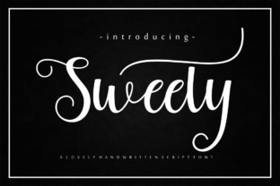 Sweety: The Modern Script Font for Elegant Branding