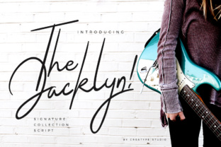 The Jacklyn: A Modern Script Font for Makers