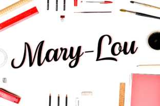 Using Mary-Lou Font for Charming Brand Identity Projects