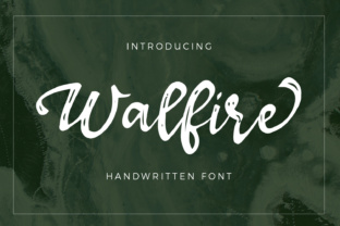 Walfire Font Review: A Bold Textured Typeface for Branding