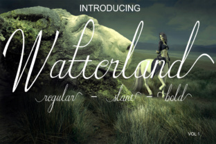 Watterland: The Elegant Script Font for Brand Growth